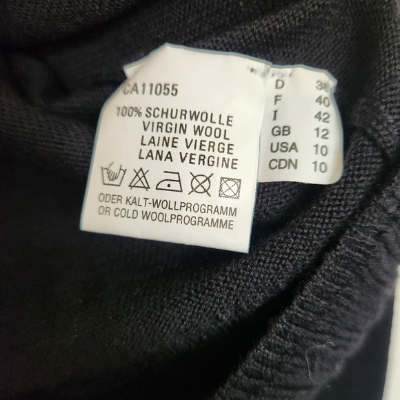 FRAPP 100% Wool Fancy Beaded Cardigan - Picture 7 of 10